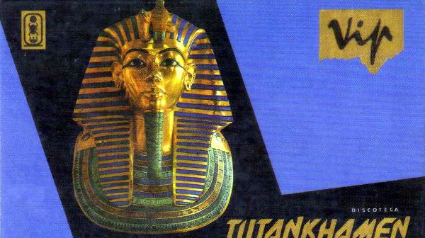 carnet VIP de la discoteca Tutankhamen de Gav Mar (aos 80)